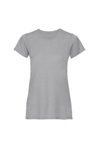 Russell Womens Slim Fit Longer Length Short Sleeve T-Shirt (Silver Marl)