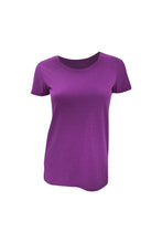 Load image into Gallery viewer, Bella Ladies/Womens Triblend Crew Neck T-Shirt (Maroon Triblend)