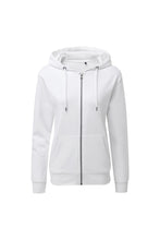 Load image into Gallery viewer, Asquith &amp; Fox Womens Zip-Through Organic Hoodie (White)