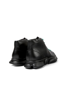 Women Black Leather Karst Ankle Boots