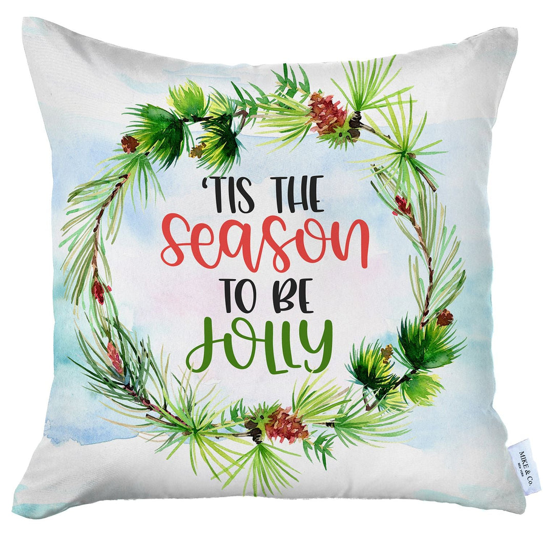 Decorative Christmas Themed Single Throw Pillow Cover 18