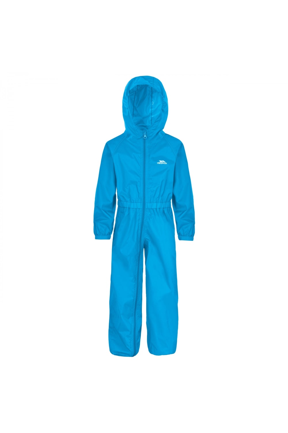 Trespass Childrens/Kids Button Rain Suit (Blue)
