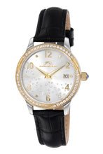Load image into Gallery viewer, Ruby Women&#39;s Two-tone Crystal Watch, 1141BRUL