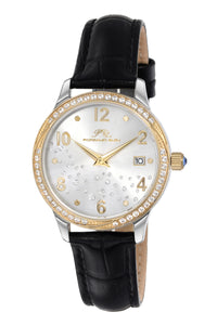 Ruby Women's Two-tone Crystal Watch, 1141BRUL