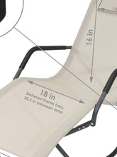 Load image into Gallery viewer, Folding Rocking Chaise Lounger with Headrest Pillow - Set of 2