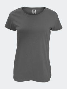 Womens/Ladies Short Sleeve Lady-Fit Original T-Shirt - Light Graphite