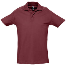 Load image into Gallery viewer, SOLS Mens Spring II Short Sleeve Heavyweight Polo Shirt (Burgundy)