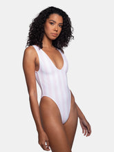 Load image into Gallery viewer, Adeline One Piece in Pink Stripes