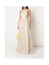 Load image into Gallery viewer, Halter Tulle Draped Gown