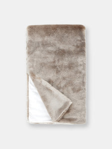 Couture Collection Champagne Mink Faux Fur Throws Blanket