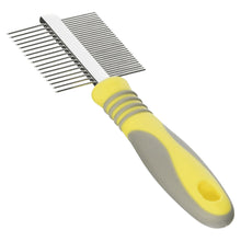 Load image into Gallery viewer, Ancol Pet Products Just 4 Pets Small Animal Double Sided Comb (Yellow) (One Size)