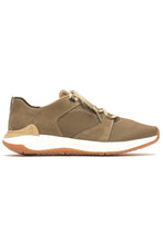 Load image into Gallery viewer, Mens Felix Leather Trainers - Olive