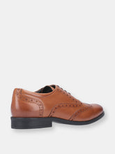 Load image into Gallery viewer, Mens Oaken Brogue Leather Shoe - Brown