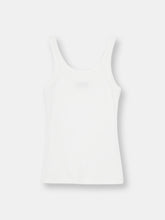 Load image into Gallery viewer, Scoop Neck Tank in White