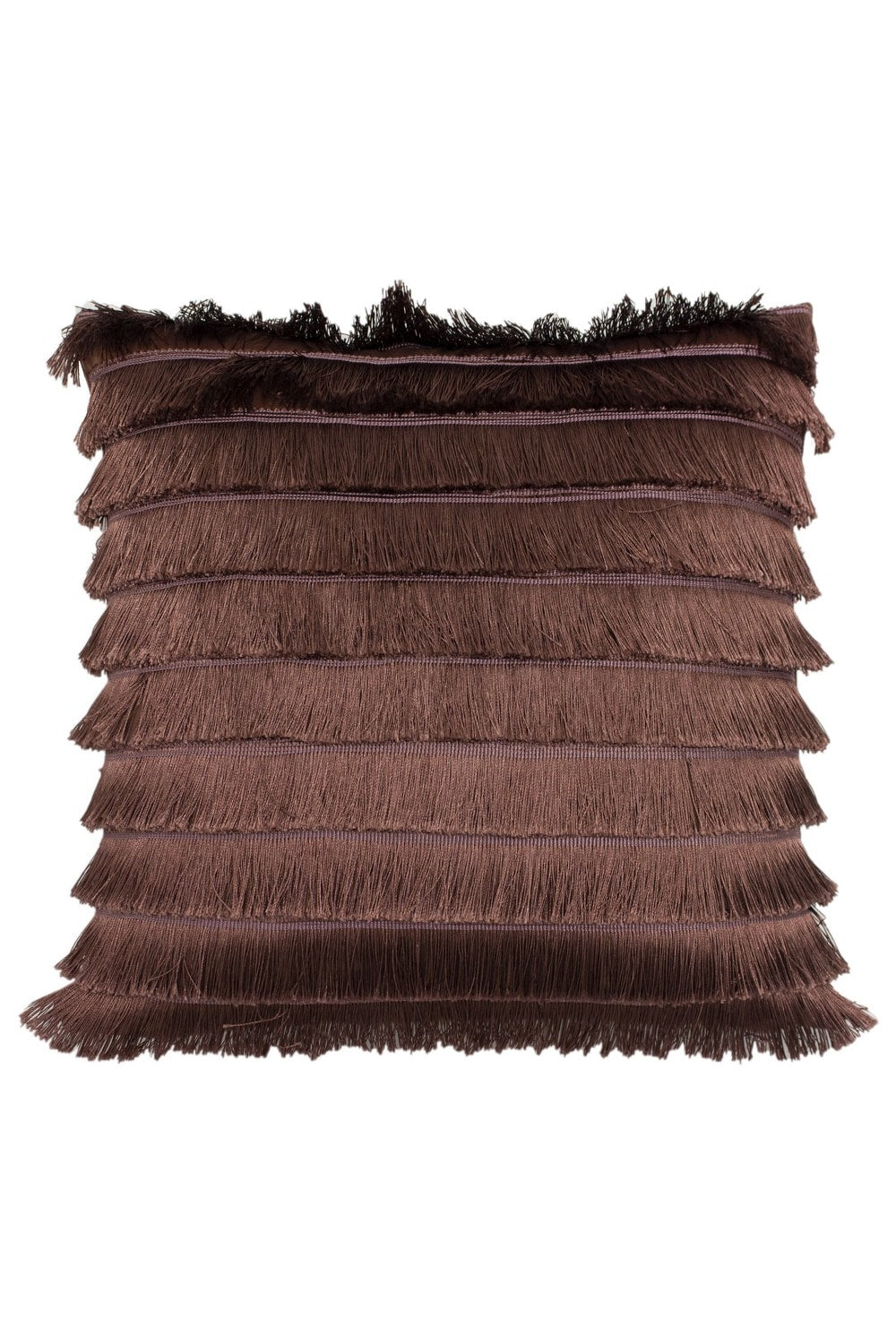 Furn Flicker Tiered Fringe Cushion Cover