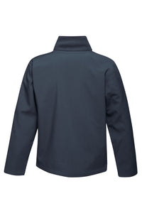 Regatta Standout Mens Ablaze Printable Soft Shell Jacket (Navy/French Blue)