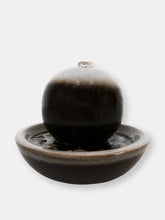 Load image into Gallery viewer, Sunnydaze Modern Orb Ceramic Indoor Water Fountain - 7 in