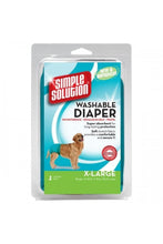 Load image into Gallery viewer, Simple Solution Washable Dog Diaper (Teal) (S)