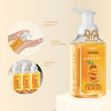 Load image into Gallery viewer, Lovery Foaming Hand Soap - Pack of 3 - Fresh Orange Scent