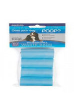 Load image into Gallery viewer, Ancol Biodegrade Refill Roll Dog Poo Disposal Plastic Bags (Pack Of 60) (Blue) (One Size)