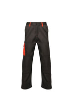 Load image into Gallery viewer, Regatta Mens Contrast Cargo Work Pants (Black/ Classic Red)