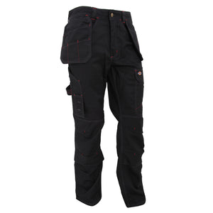 Dickies Redhawk Mens Pro Work Wear Pants (32inch Reg Leg Length) (Black)