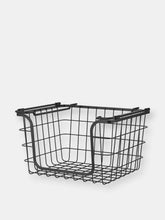 Load image into Gallery viewer, Oceanstar Stackable Metal Wire Storage Basket Set for Pantry, Countertop, Kitchen or Bathroom