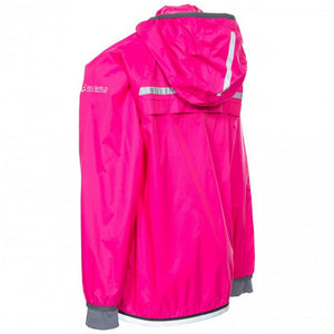 Trespass Childrens/Kids Walkover Waterproof Shell Jacket (Pink Lady)