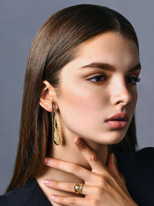 Mismatched Head to Tail Snake Earrings