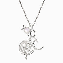Load image into Gallery viewer, Queen Of The Night Sky Necklace Set In Sterling Silver