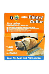 Canny Anti-Pull Dog Collar (Black) (Size 6)