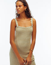 Load image into Gallery viewer, Bianca Knit Slip Dress - Gold