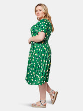 Load image into Gallery viewer, Giselle Dress in Sprinkle Dot (Curve)