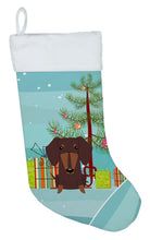 Load image into Gallery viewer, Merry Christmas Tree Dachshund Chocolate Christmas Stocking