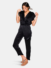 Load image into Gallery viewer, Syrah Jumpsuit in Black Silk