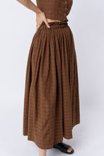 Load image into Gallery viewer, Antique Brown Pull-On Skirt