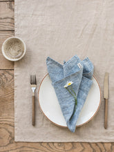 Load image into Gallery viewer, Organic Linen Napkin Set of 4 - Chambray