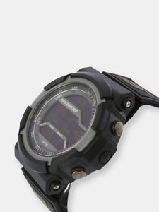 Skechers Watch SR1033 Flournoy Sport Digital Display, 24 Hour Time, Back Light, Stopwatch, Alarm Black