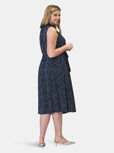 Load image into Gallery viewer, Mindy Shirred Midi Dress (Curve)