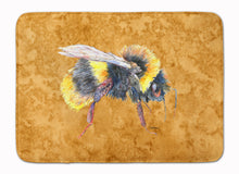 Load image into Gallery viewer, 19 in x 27 in Bee on Gold Machine Washable Memory Foam Mat