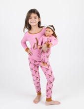 Load image into Gallery viewer, Matching Girl &amp; Doll Zoo Animals Pajamas