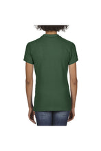 Load image into Gallery viewer, Gildan Softstyle Womens/Ladies Short Sleeve Double Pique Polo Shirt (Forest Green)