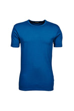 Load image into Gallery viewer, Tee Jays Mens Interlock Short Sleeve T-Shirt (Indigo)