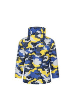 Load image into Gallery viewer, Childrens/Kids Raindrop Camo Waterproof Jacket And Trousers Set - Pale Yellow