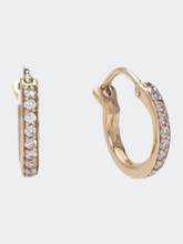 Load image into Gallery viewer, Diamond Earring Huggies