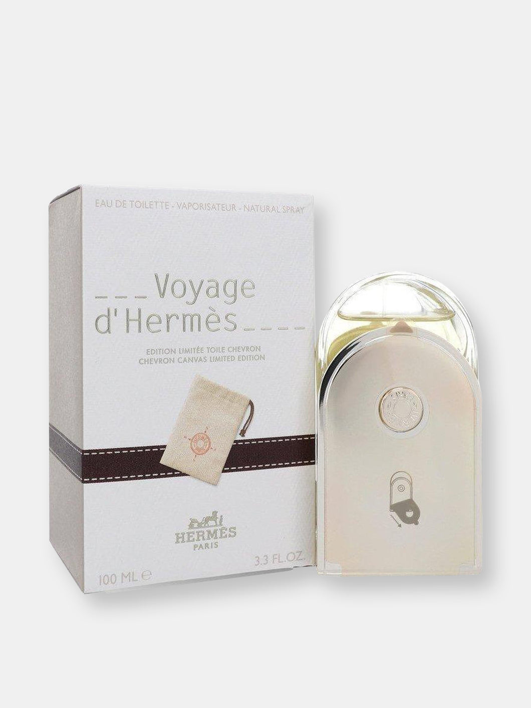 Voyage D'Hermes by Hermes Eau De Toilette Spray with Pouch (Unisex) 3.3 oz