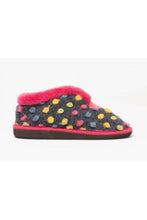 Load image into Gallery viewer, Womens/Ladies Tilly Lightweight Thermal Lined Bootee Slippers - Fuchsia/Multi