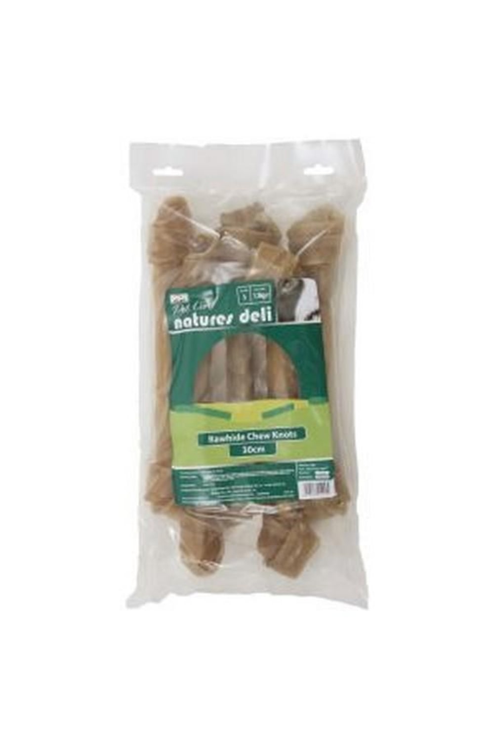 PPI Rawhide Chew Knots Dog Treats (Pack Of 5) (Rawhide) (5 x 2.4lbs)