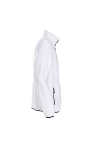 Printer Mens Speedway Fleece Jacket (White)