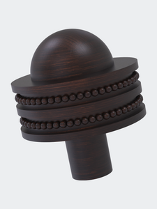 1-1/2" Cabinet Knob With Dotted Accents